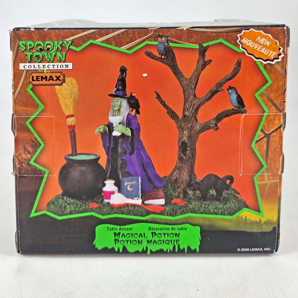 2008 Lemax Spooky Town Magical Potion Table Accent Figurine New In Box